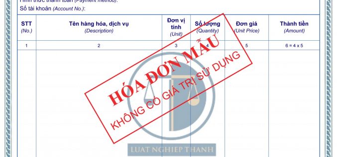 Thông báo áp dụng hóa đơn điện tử