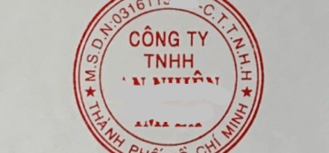 Doanh nghiệp không phải thông báo mẫu dấu