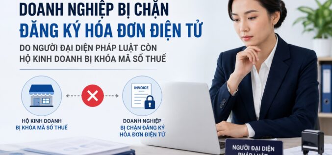 Hộ kinh doanh bị khóa mã số thuế làm ảnh hưởng đến công ty