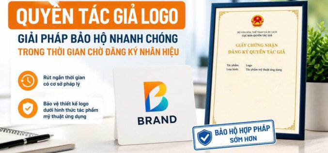 Đăng ký quyền tác giả cho logo: Giải pháp bảo hộ sớm trong quá trình xây dựng thương hiệu