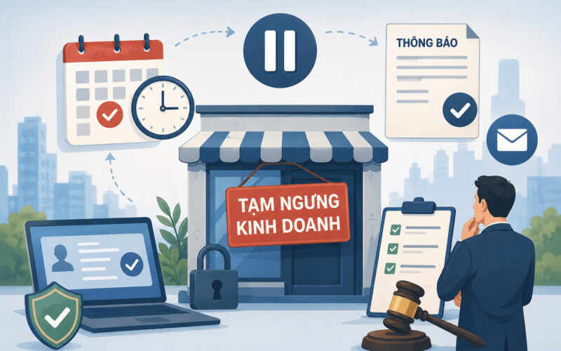 Thay đổi về trình tự, thủ tục tạm ngừng kinh doanh từ ngày 23/7/2026.